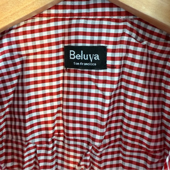 Beluva red gingham shirt ,Size M, Offers welcome! - Picture 2 of 8